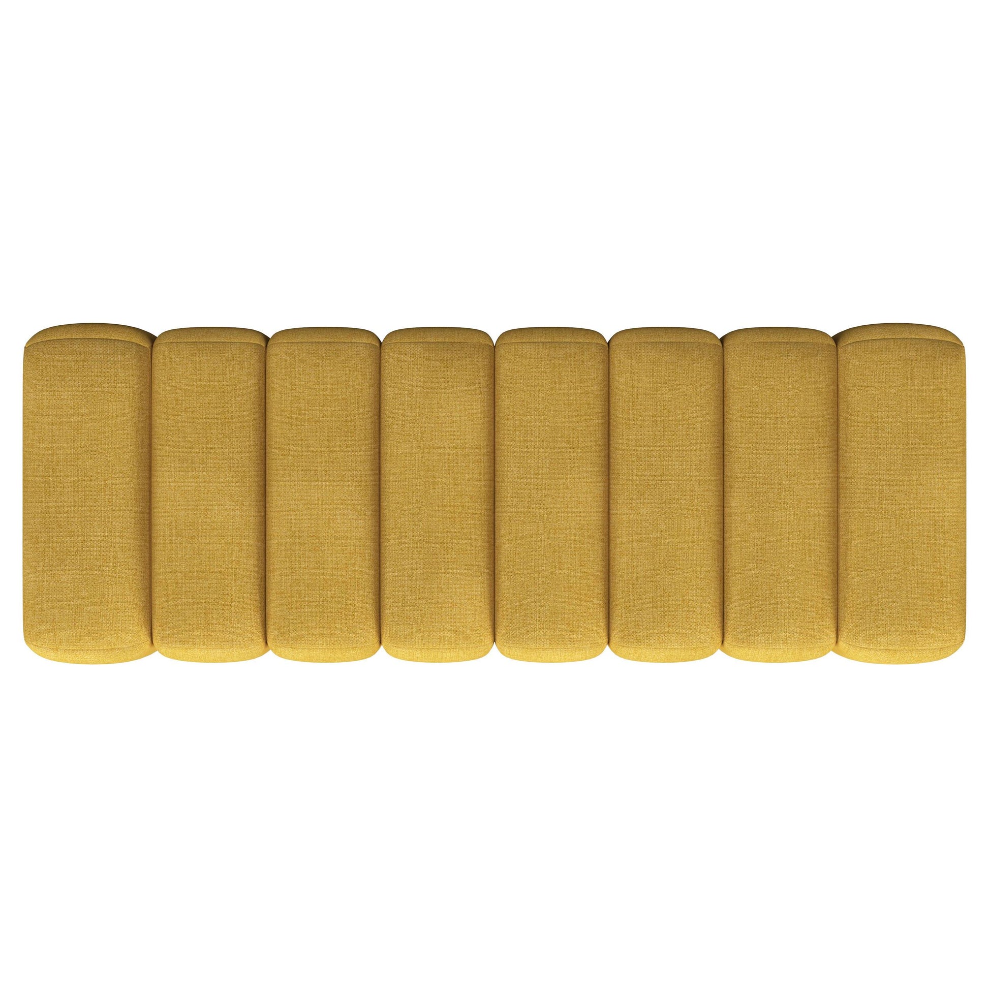  Coaster Furniture Summer 910292 Fabric Upholstered Tufted Accent Bench - Mustard Yellow IMAGE 6
