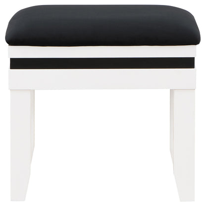 Coaster Furniture Talei 930244 6-Drawer Vanity Set with Lighting - Black and White IMAGE 10