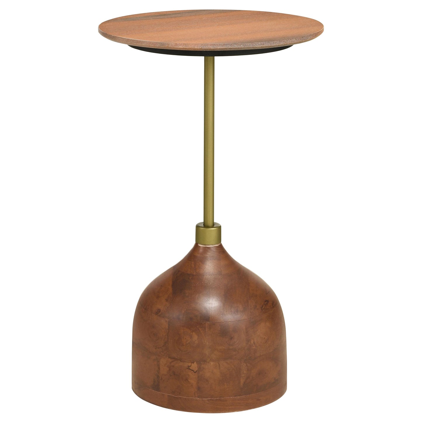 Coaster Furniture Colima 930249 Round Wood Top Accent Side Table - Peach IMAGE 1