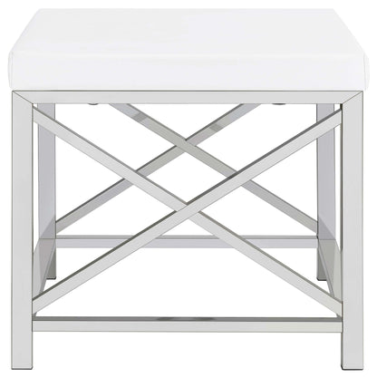 Coaster Furniture Eliza 936164 Vanity Set with Lighting & Stool - White and Chrome IMAGE 20