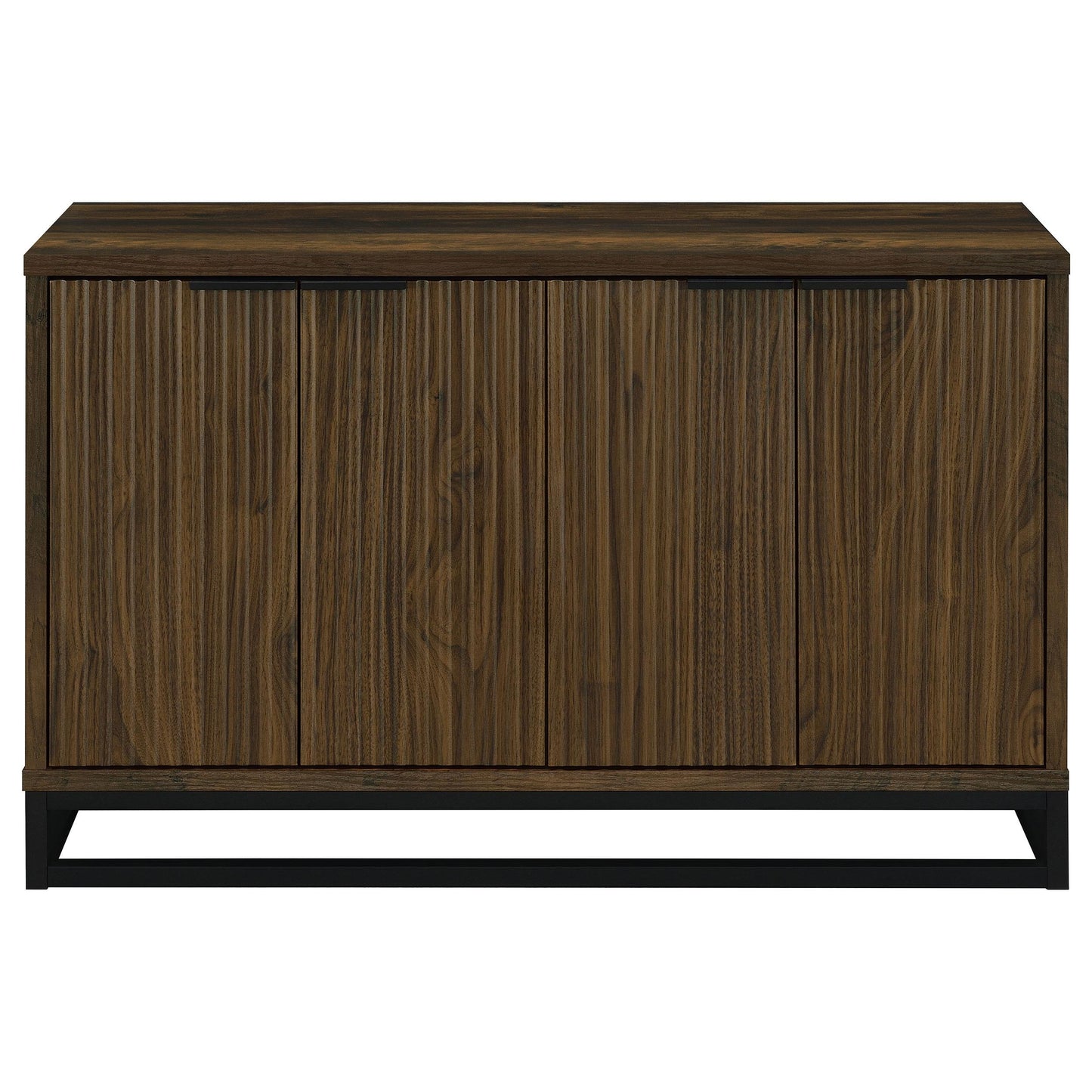 Coaster Furniture Ryatt 950393 4-door Engineered Wood Accent Cabinet - Dark Pine IMAGE 4