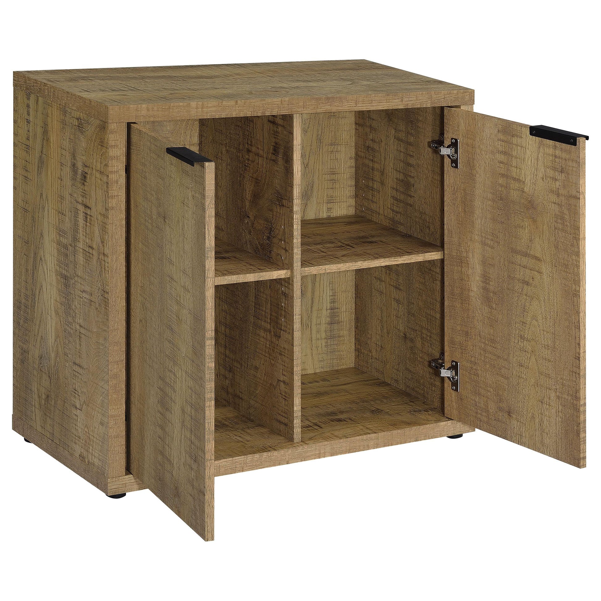 Coaster Furniture Pepita 950394 2-door Engineered Wood Accent Cabinet - Mango Brown IMAGE 3