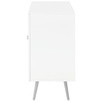Coaster Furniture Nieta 950396 2-door Engineered Wood Accent Cabinet - White High Gloss IMAGE 6