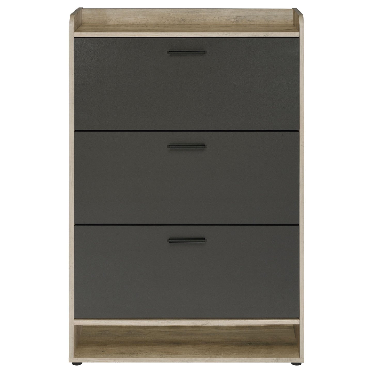 Coaster Furniture Denia 950404 3-tier Engineered Wood Shoe Cabinet - Grey IMAGE 5