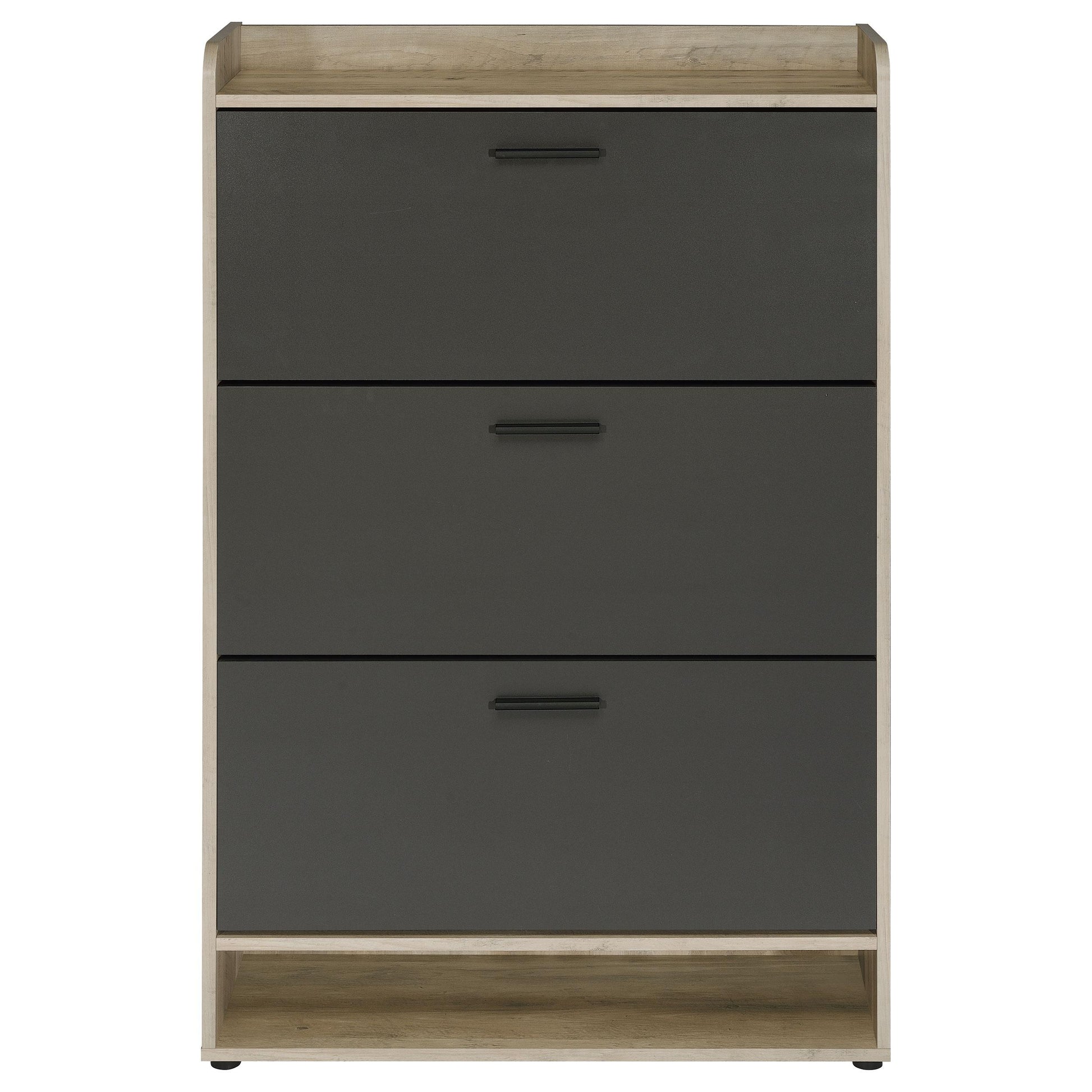 Coaster Furniture Denia 950404 3-tier Engineered Wood Shoe Cabinet - Grey IMAGE 5