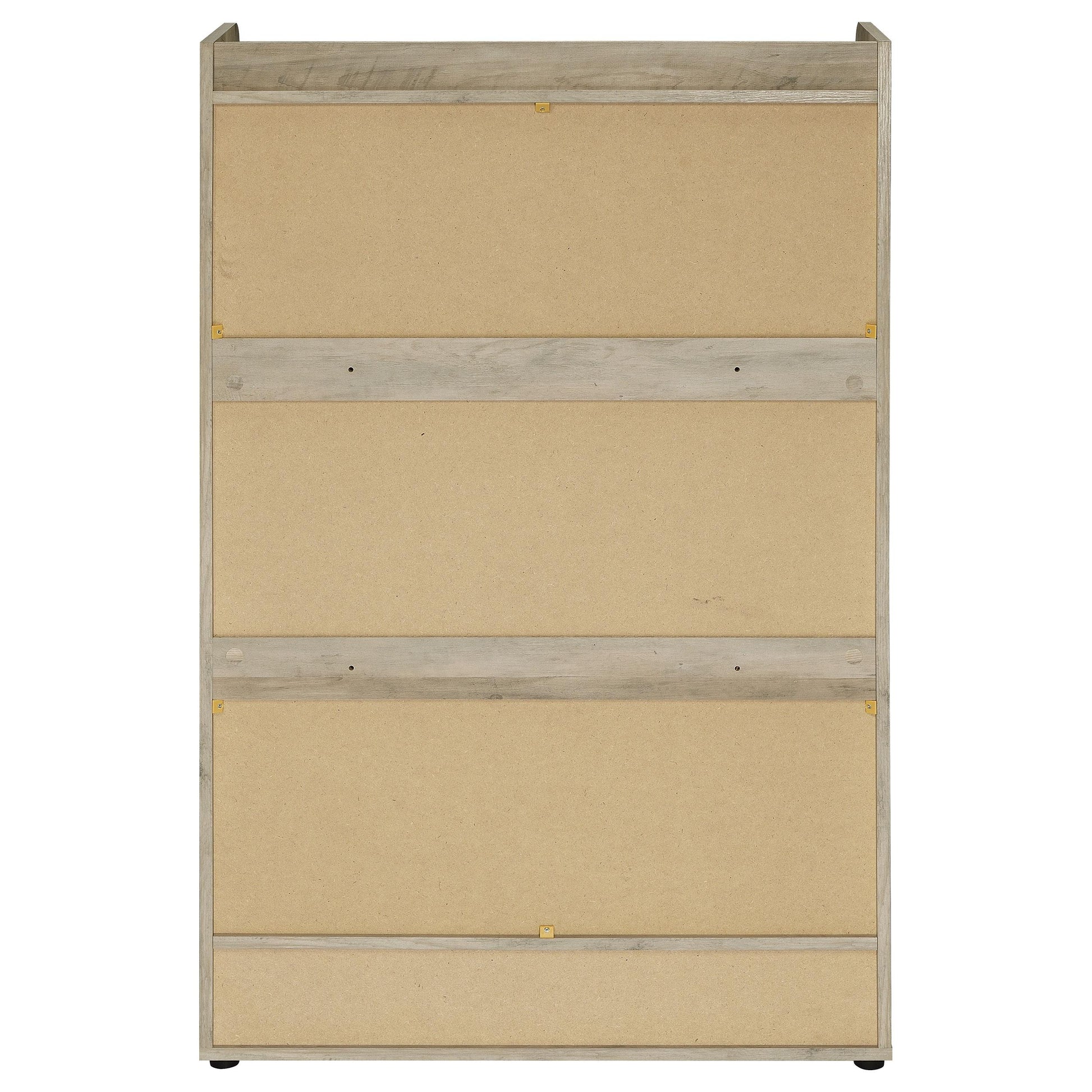 Coaster Furniture Denia 950404 3-tier Engineered Wood Shoe Cabinet - Grey IMAGE 9