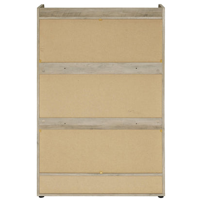Coaster Furniture Denia 950404 3-tier Engineered Wood Shoe Cabinet - Grey IMAGE 9