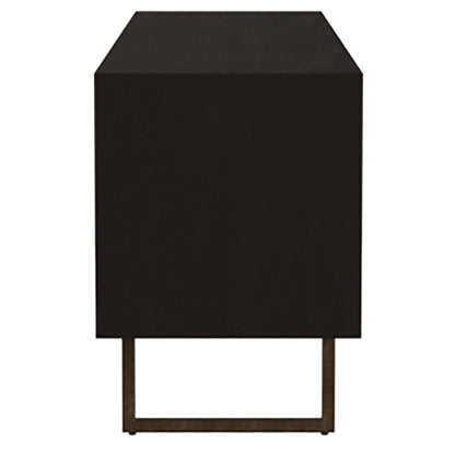 Coaster Furniture Marsden 703003 2-door Mango Wood 70" TV Stand - Charcoal Black IMAGE 5