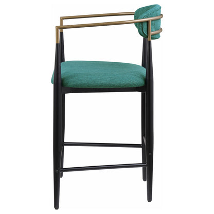 Coaster Furniture Tina 121185 Fabric Upholstered Counter Chair - Green IMAGE 4