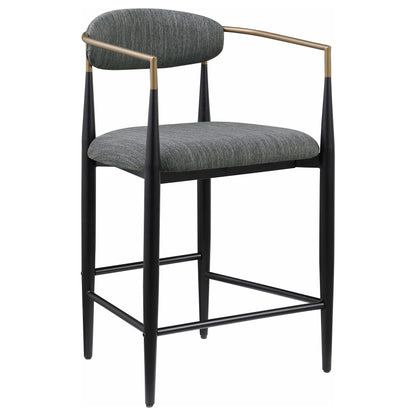 Coaster Furniture Tina 121186 Fabric Upholstered Counter Chair - Dark Grey IMAGE 1
