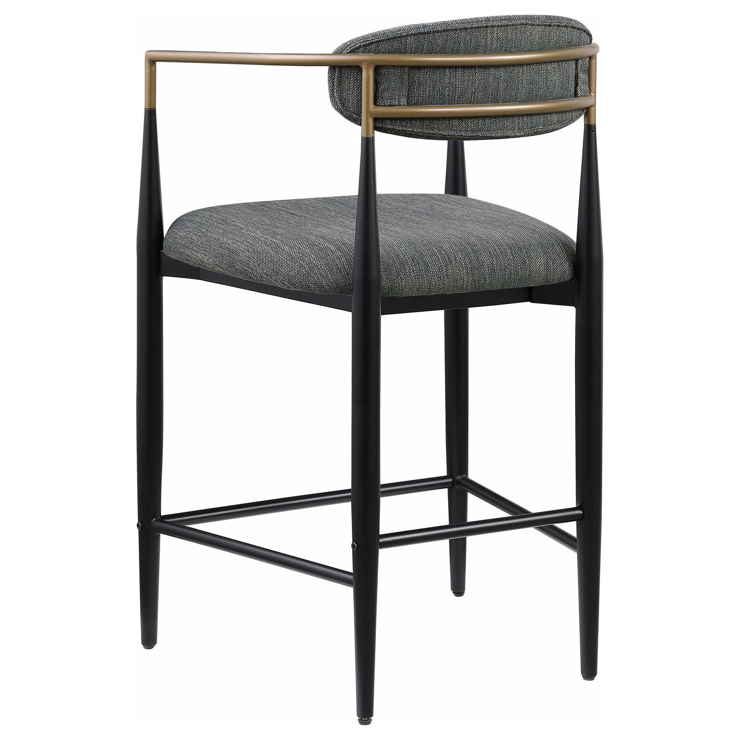 Coaster Furniture Tina 121186 Fabric Upholstered Counter Chair - Dark Grey IMAGE 5