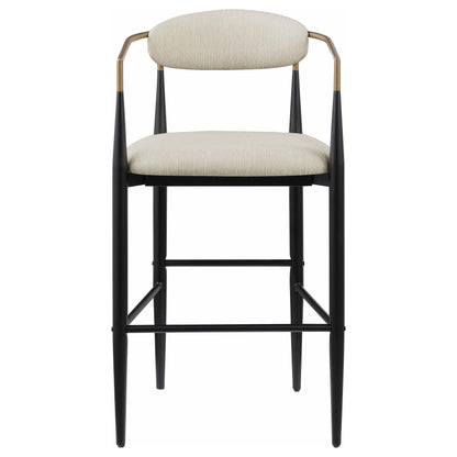 Coaster Furniture Tina 121187 Fabric Upholstered Bar Chair - Beige IMAGE 2