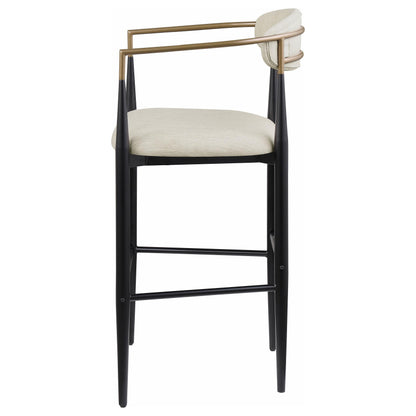 Coaster Furniture Tina 121187 Fabric Upholstered Bar Chair - Beige IMAGE 4