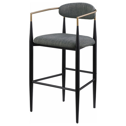 Coaster Furniture Tina 121189 Fabric Upholstered Bar Chair - Dark Grey IMAGE 3