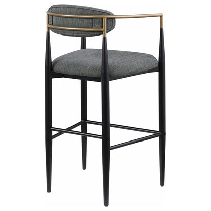 Coaster Furniture Tina 121189 Fabric Upholstered Bar Chair - Dark Grey IMAGE 6