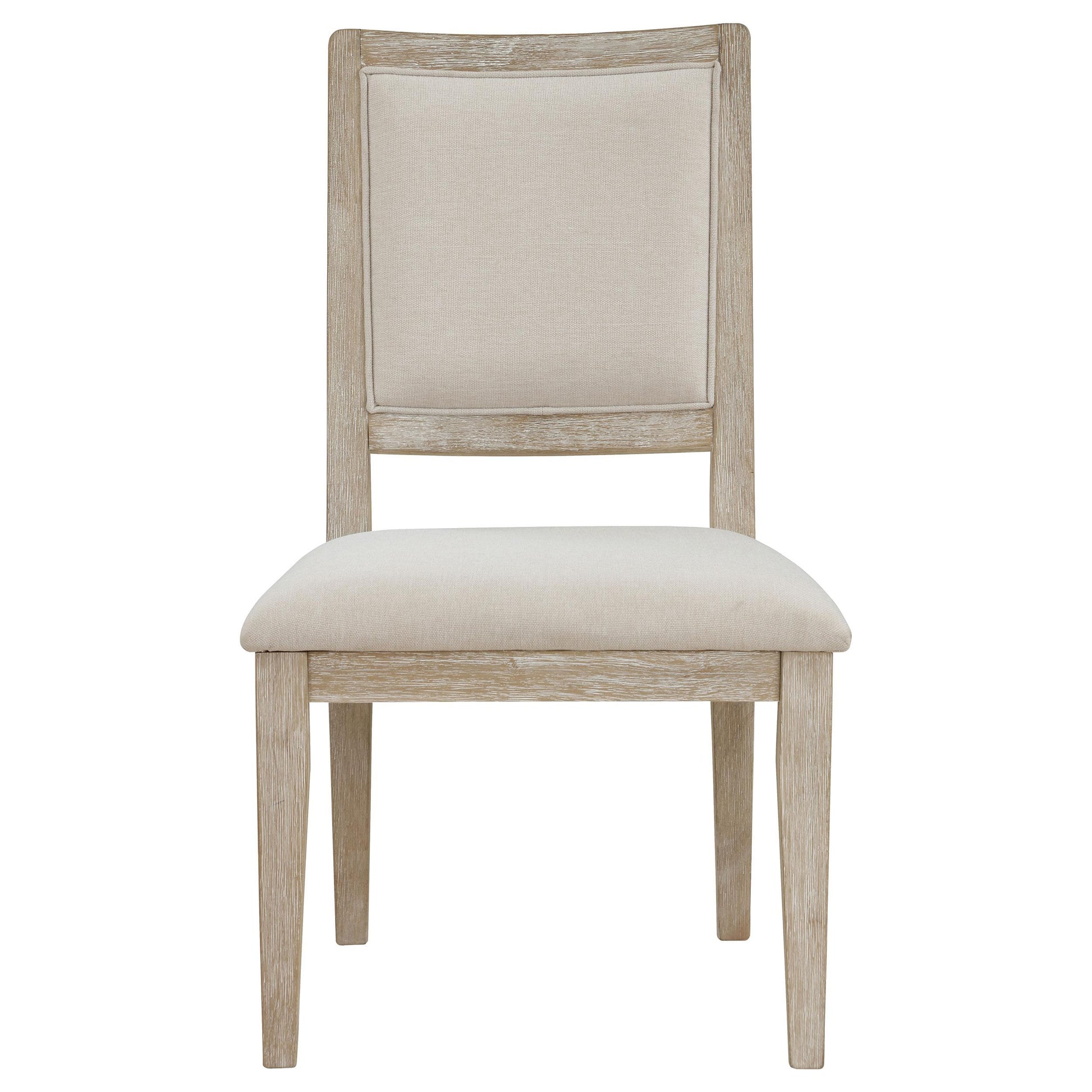  Coaster Furniture Trofello 123122 Cushioned Dining Side Chair - White Washed IMAGE 2