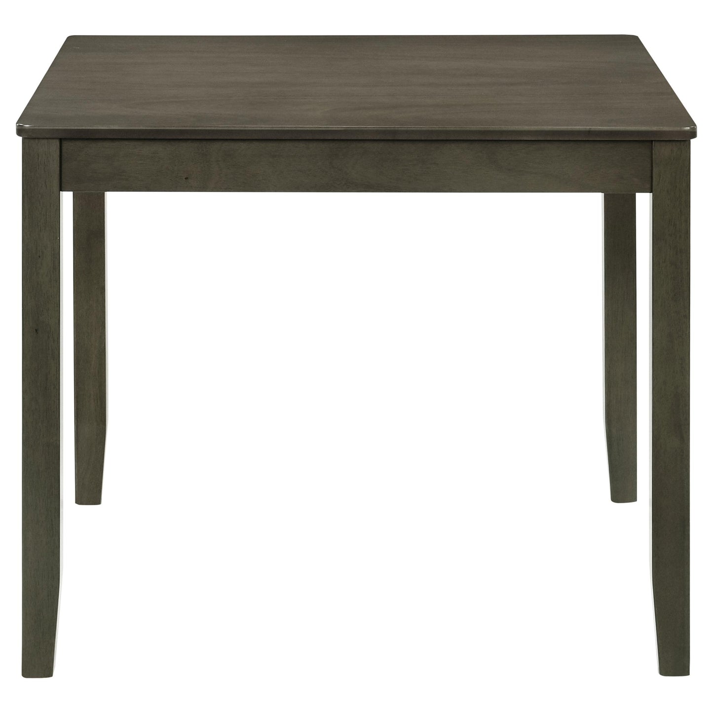  Coaster Furniture Parkwood 150410 5-piece Square Dining Table Set - Charcoal IMAGE 2