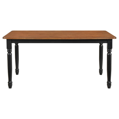 Coaster Furniture Hollyoak 183041 Rectangular 63-inch Wood Dining Table - Walnut IMAGE 2