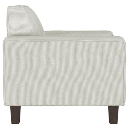 Coaster Furniture Deerhurst 509649 Upholstered Track Arm Tufted Accent Chair - Greige IMAGE 8
