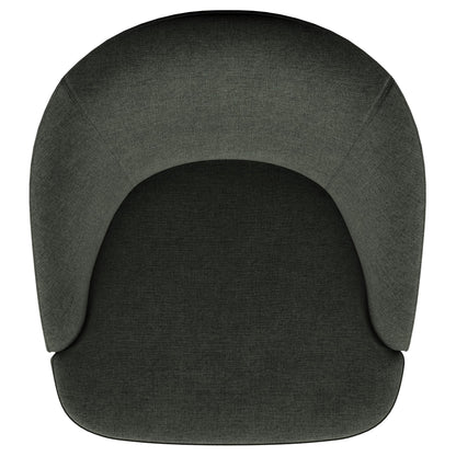Coaster Furniture Leon 903075 Upholstered Barrel Accent Swivel Chair - Hunter Green IMAGE 10