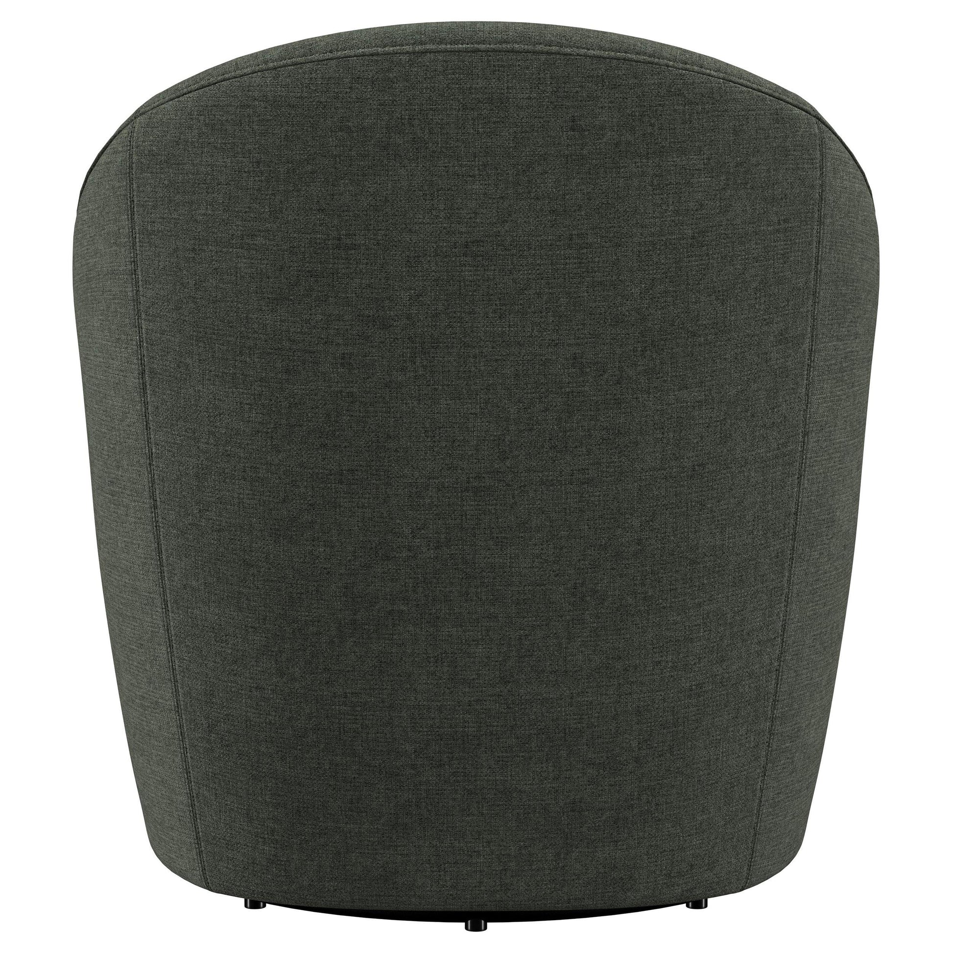 Coaster Furniture Leon 903075 Upholstered Barrel Accent Swivel Chair - Hunter Green IMAGE 6