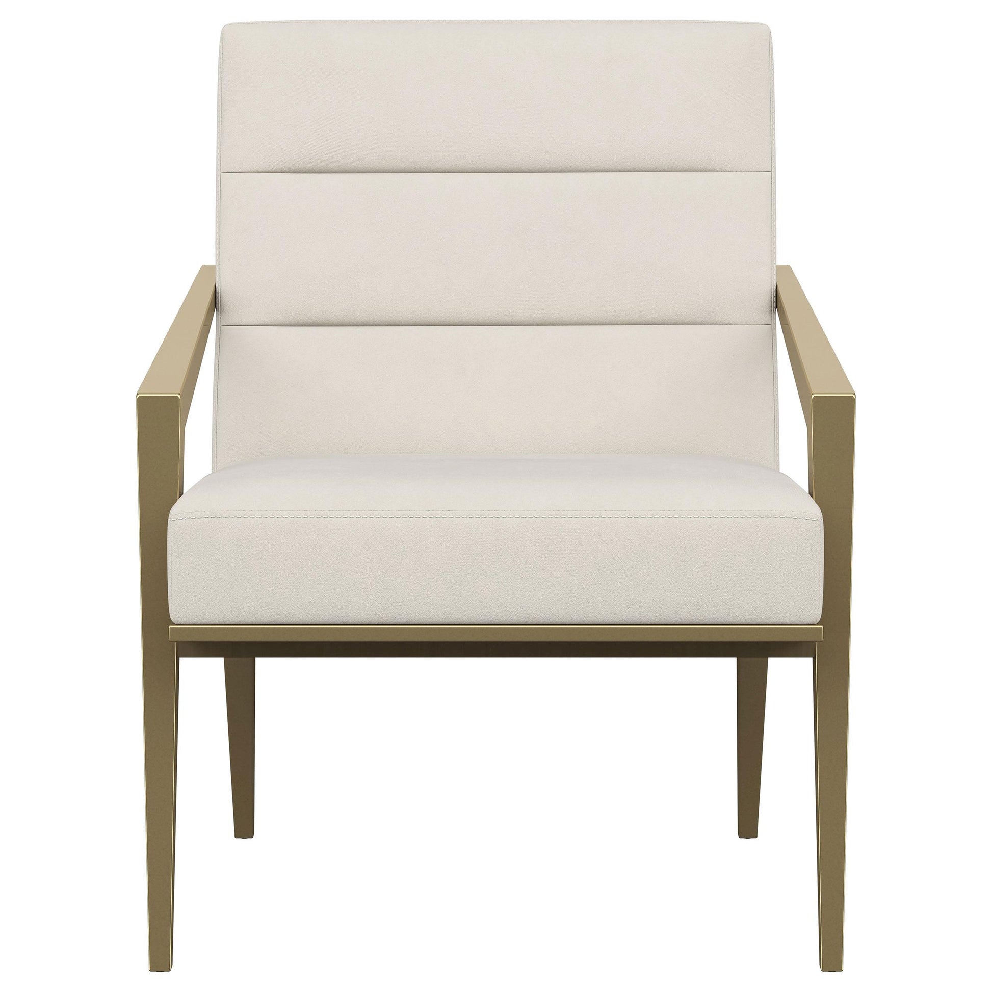  Coaster Furniture Kirra 903143 Upholstered Metal Arm Accent Chair - Cream IMAGE 2