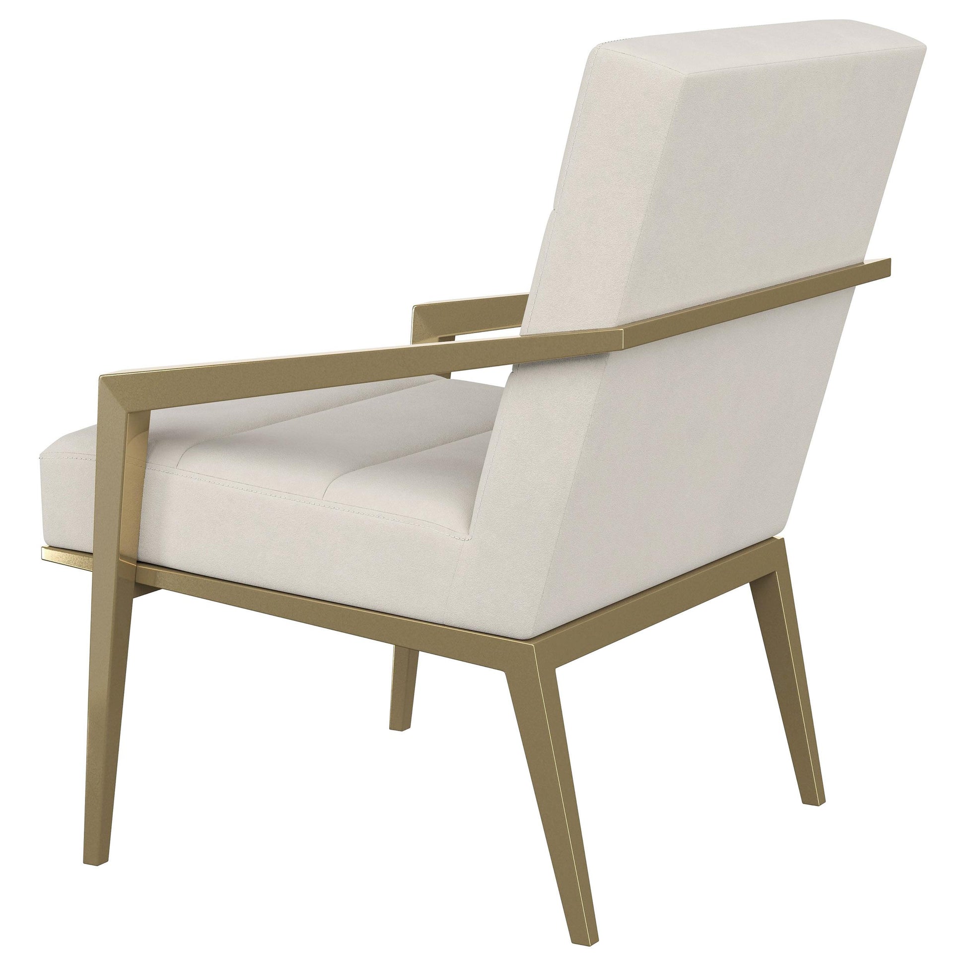  Coaster Furniture Kirra 903143 Upholstered Metal Arm Accent Chair - Cream IMAGE 5
