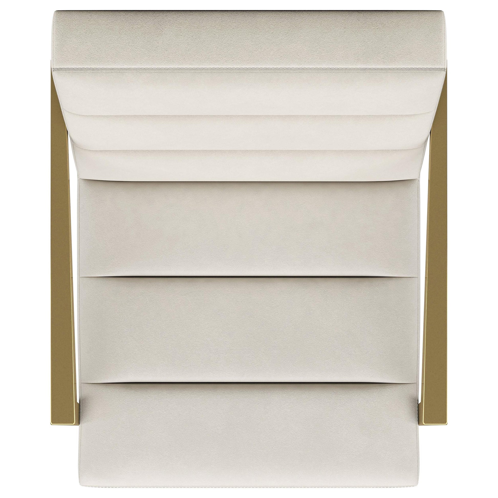  Coaster Furniture Kirra 903143 Upholstered Metal Arm Accent Chair - Cream IMAGE 9