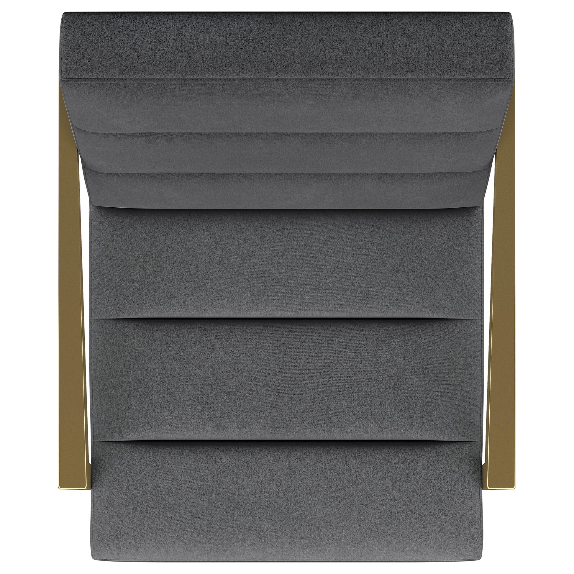  Coaster Furniture Kirra 903144 Upholstered Metal Arm Accent Chair - Dark Grey IMAGE 9
