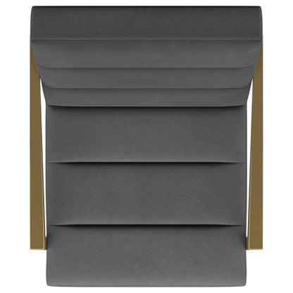  Coaster Furniture Kirra 903144 Upholstered Metal Arm Accent Chair - Dark Grey IMAGE 9