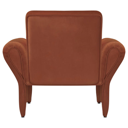 Coaster Furniture Liana 903150 Upholstered Roll Arm Accent Armchair - Rust Orange IMAGE 6