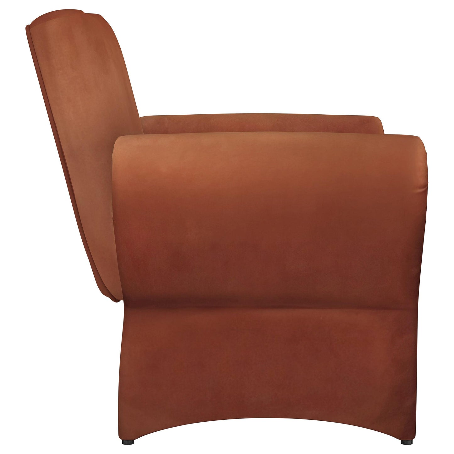 Coaster Furniture Liana 903150 Upholstered Roll Arm Accent Armchair - Rust Orange IMAGE 8