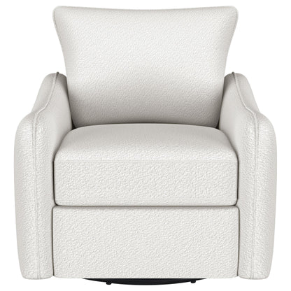 Coaster Furniture Madia 903391 Upholstered Sloped Arm Swivel Glider Chair - Vanilla IMAGE 2