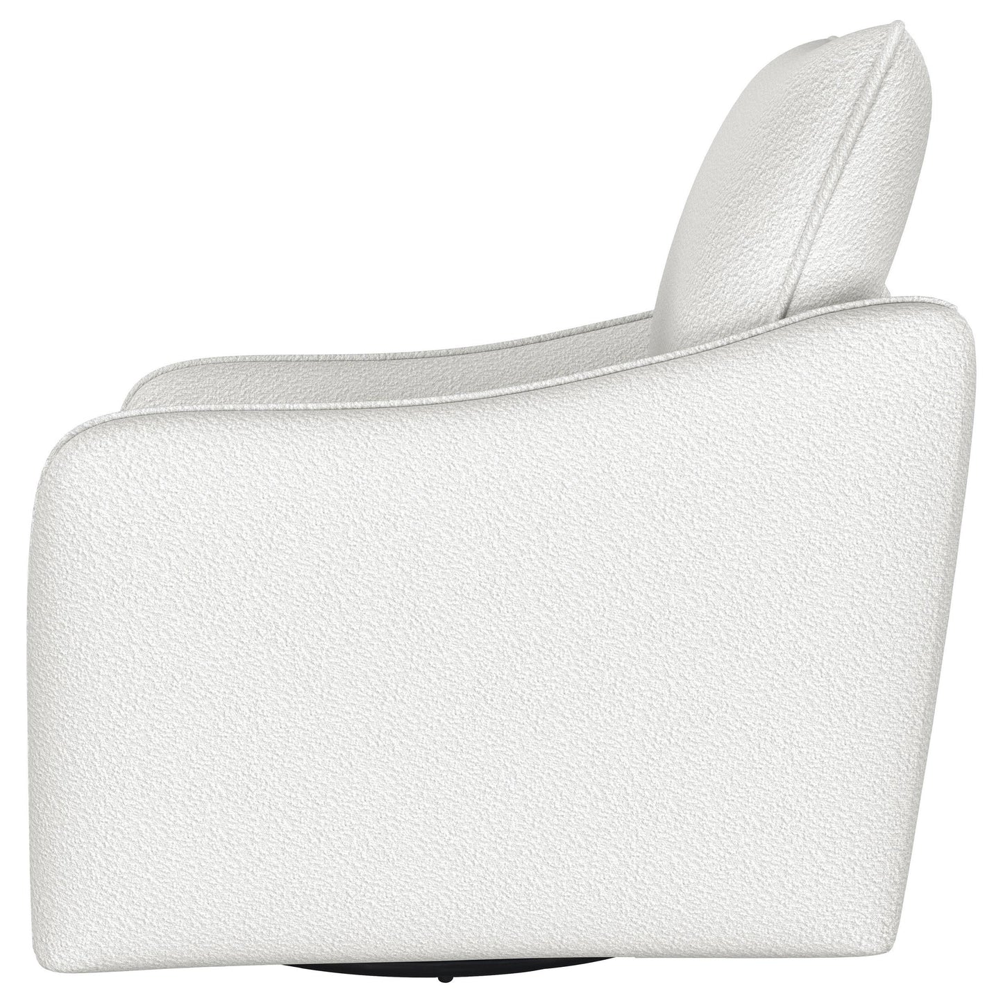 Coaster Furniture Madia 903391 Upholstered Sloped Arm Swivel Glider Chair - Vanilla IMAGE 4