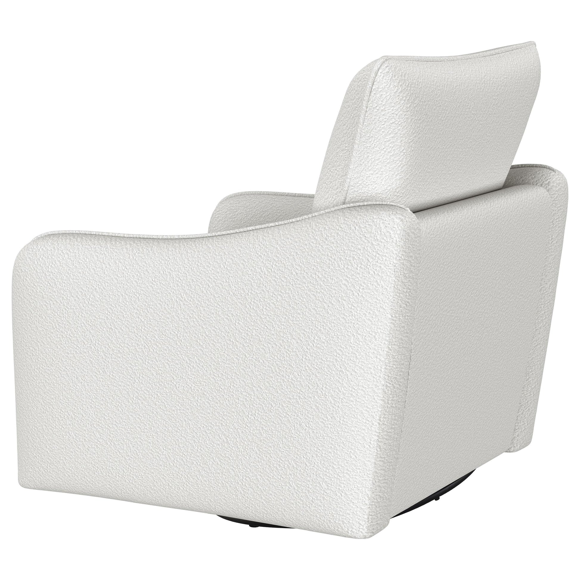 Coaster Furniture Madia 903391 Upholstered Sloped Arm Swivel Glider Chair - Vanilla IMAGE 5