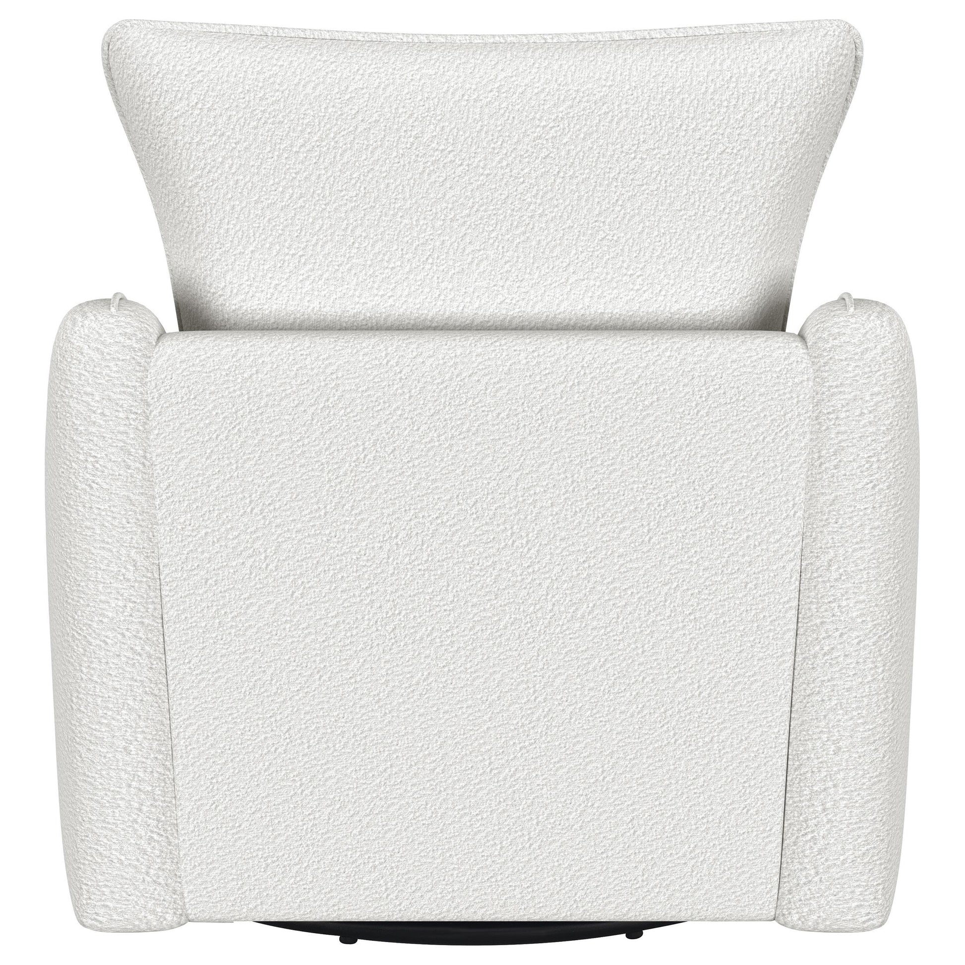 Coaster Furniture Madia 903391 Upholstered Sloped Arm Swivel Glider Chair - Vanilla IMAGE 6