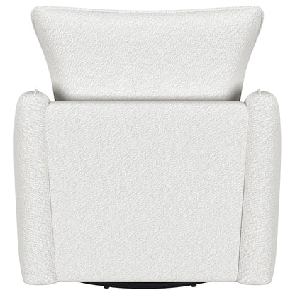 Coaster Furniture Madia 903391 Upholstered Sloped Arm Swivel Glider Chair - Vanilla IMAGE 6