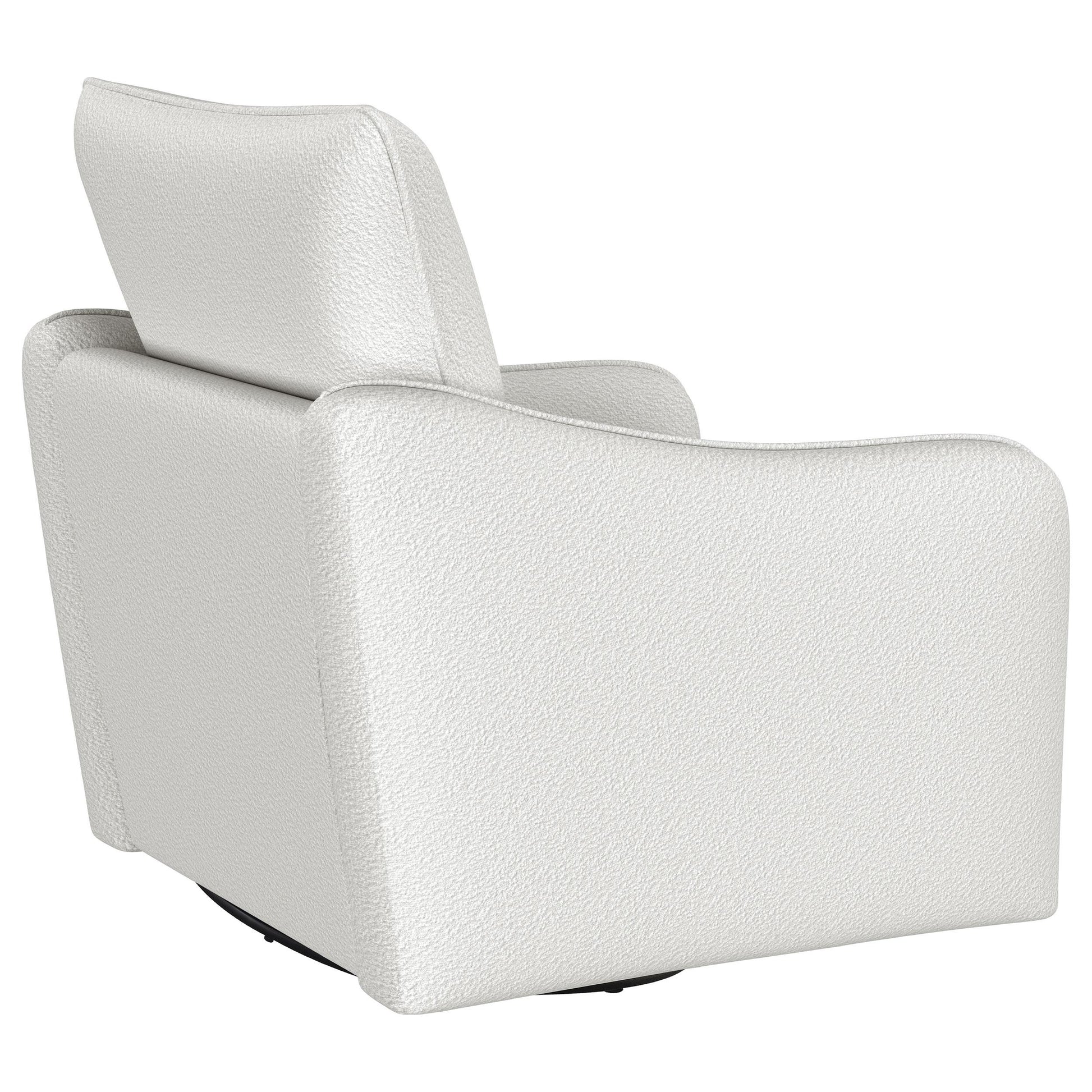 Coaster Furniture Madia 903391 Upholstered Sloped Arm Swivel Glider Chair - Vanilla IMAGE 7