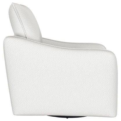 Coaster Furniture Madia 903391 Upholstered Sloped Arm Swivel Glider Chair - Vanilla IMAGE 8