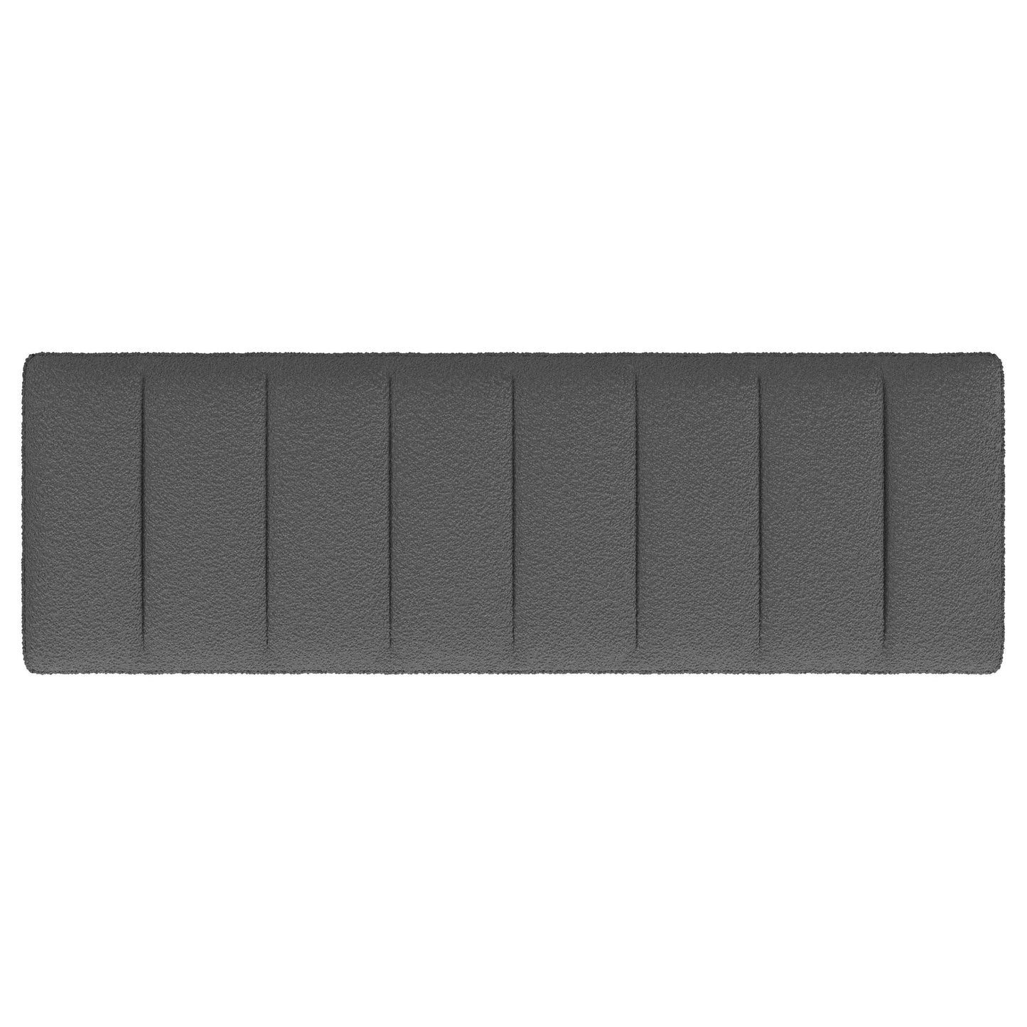  Coaster Furniture Mesa 907516 Boucle Upholstered Tufted Accent Bench - Charcoal IMAGE 6
