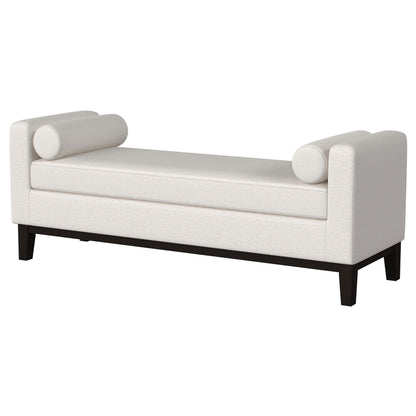 Coaster Furniture Rosie 910270 Upholstered Accent Bench with Armrests - Vanilla IMAGE 3