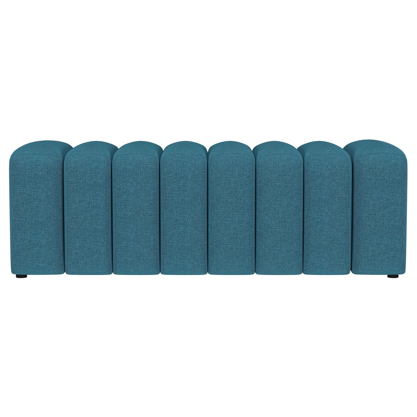 Coaster Furniture Summer 910293 Fabric Upholstered Tufted Accent Bench - Peacock Blue IMAGE 2