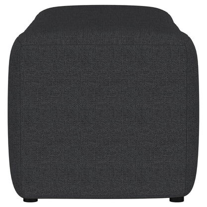  Coaster Furniture Summer 910294 Fabric Upholstered Tufted Accent Bench - Charcoal IMAGE 4