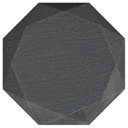 Coaster Furniture Jacinto 931159 Octagonal Solid Mango Wood Side Table - Grey IMAGE 3