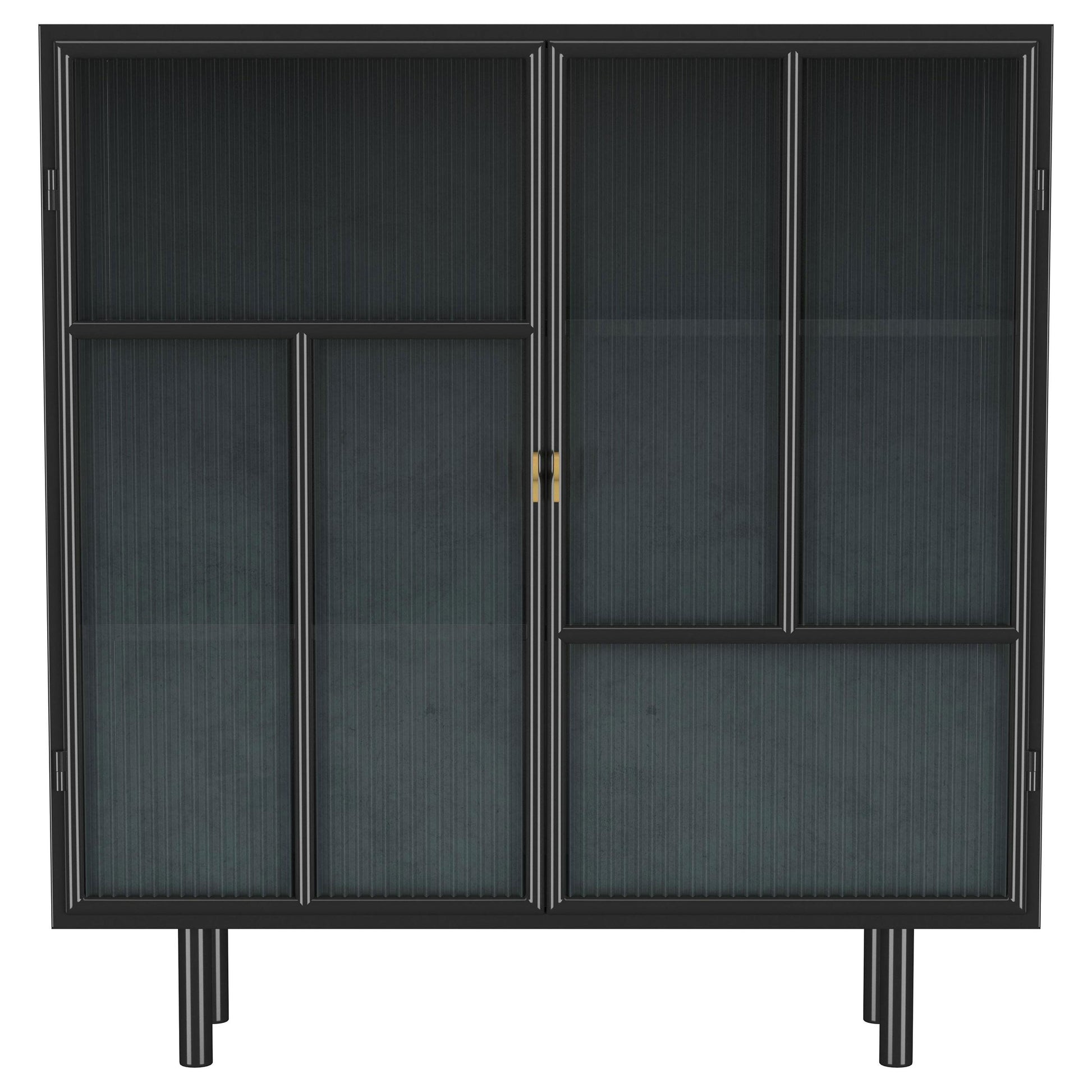 Coaster Furniture Dalia 950385 2-door Accent Storage Cabinet with Shelving - Black IMAGE 3