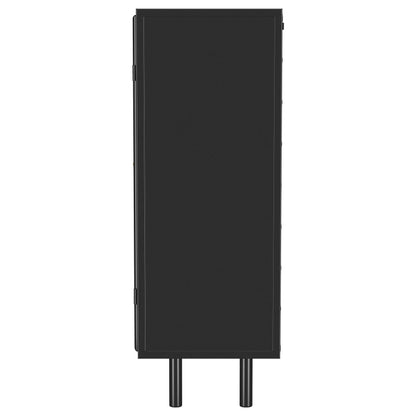 Coaster Furniture Dalia 950385 2-door Accent Storage Cabinet with Shelving - Black IMAGE 4