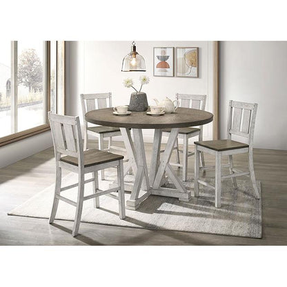 Furniture of America Dakota CM3289BR-RPT-48-TABL Counter Height Table IMAGE 2