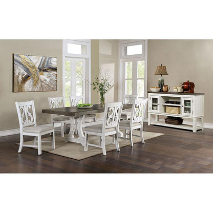 Furniture of America Auletta CM3417GY-T-TABLE Dining Table IMAGE 2