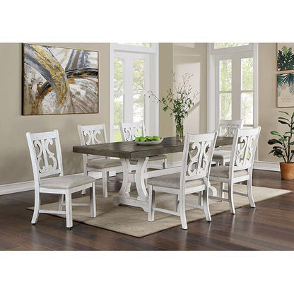 Furniture of America Auletta CM3417GY-T-TABLE Dining Table IMAGE 3