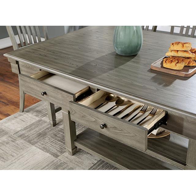 Furniture of America Anaya CM3512GY-PT Counter Height Table IMAGE 3